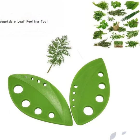 Herb Stripper 8 Holes Kitchen Tool Stripping Thyme, Rosemary, Oregano Kale Spice - Picture 3 of 9